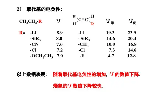 第五章 核磁共振氢谱-2讲解