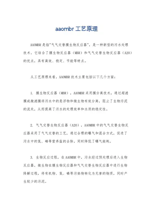 aaombr工艺原理