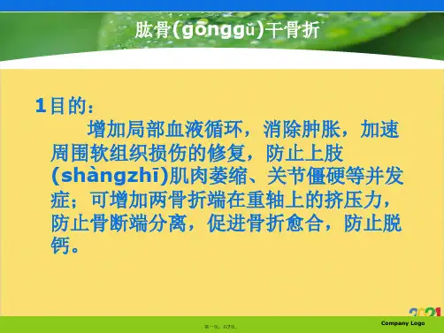 肱骨干骨折的功能锻炼标准版文档