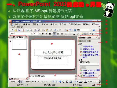 第五章powerpoint2003