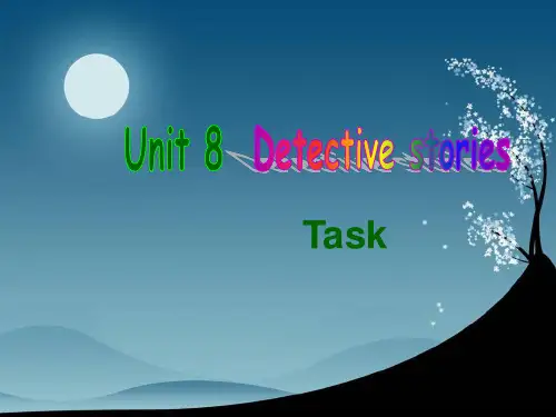 牛津译林版九年级英语上册Unit8DetectivestoriesTask课件