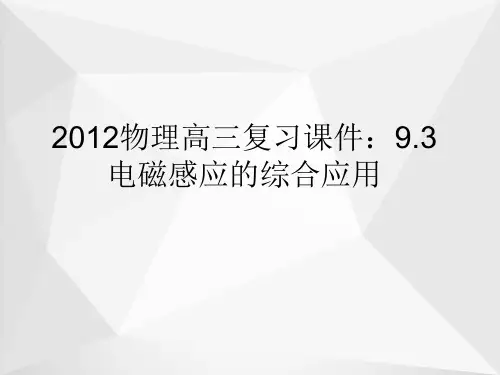 电磁感应的综合应用