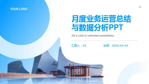 月度业务运营总结与数据分析PPT