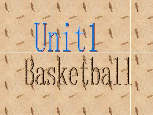 外研版选修七Module1-Basketball全单元课件