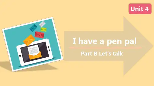 人教PEP版英语六年级上册-Unit 4 B Let’s talk 课件