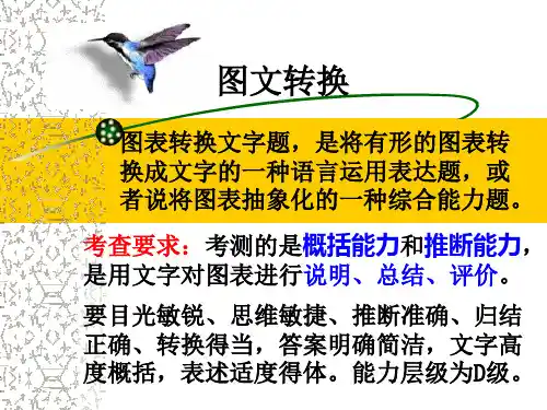 图文转换之图表题