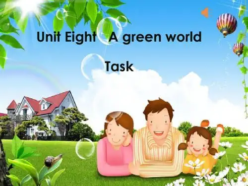 牛津译林英语 八年级下册Unit8Task(共18张PPT)