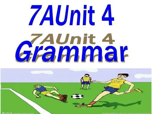 牛津译林版七年级英语上册 Unit 4  Grammar1 (共17张PPT)
