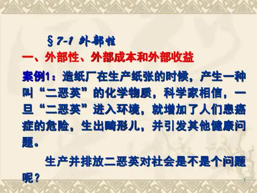 第五章-外部性-公共物品与政府
