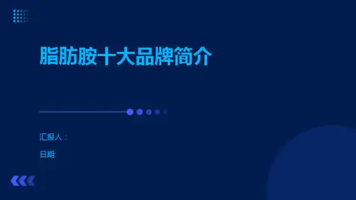 脂肪胺十大品牌简介