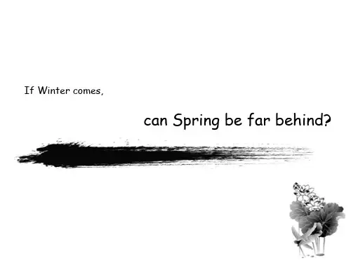诗人雪莱介绍英文版Percy Bysshe Shelley