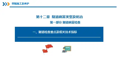 铁路桥隧施工及养护—— 隧道病害类型及防治