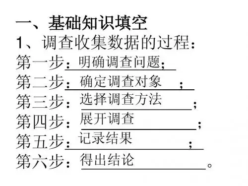 课件  数据的收集与表示