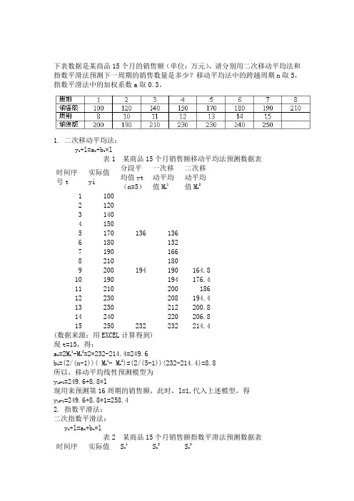 采购管理与库存控制计算题2