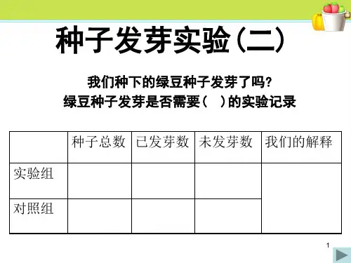 【最新】教科小学科学五年级上册《1.2、种子发芽实验(二)》PPT课件(2).ppt