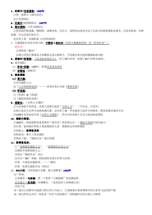 摄影史
