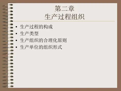 生产过程组织资料