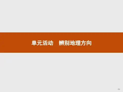 鲁教版必修一 单元活动1   辨别地理方向  课件(共32张PPT)