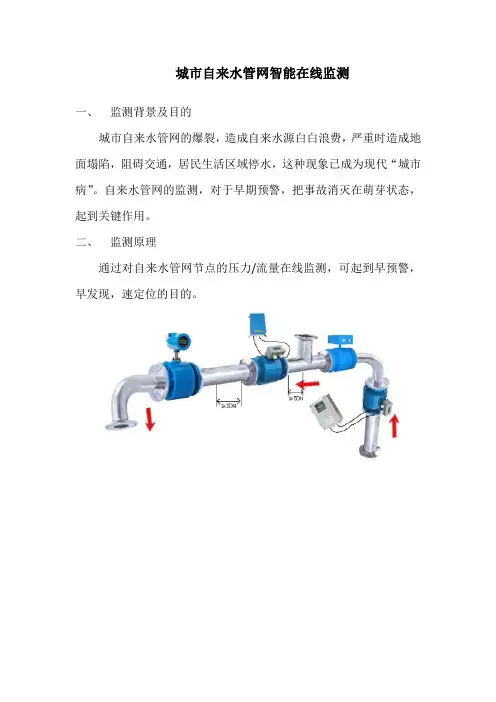 城市自来水管网智能在线监测