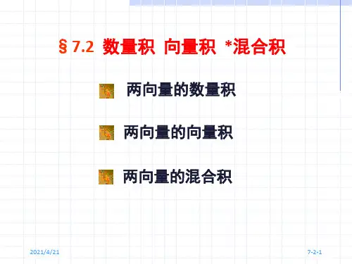 数量积与向量积(11)