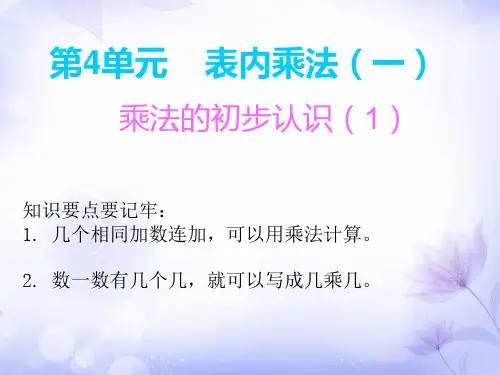 乘法的初步认识课件(共15张PPT)