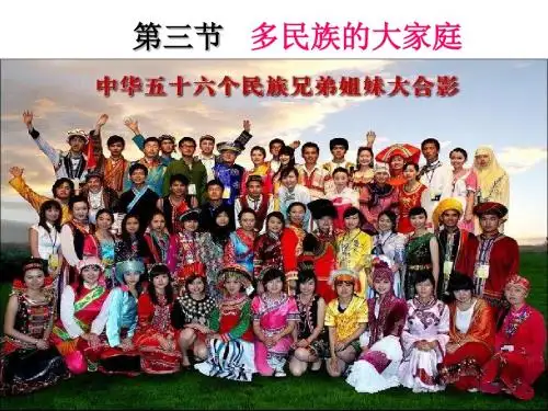 多民族的大家庭课件