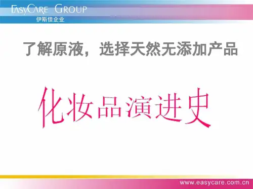 化妆品演进史