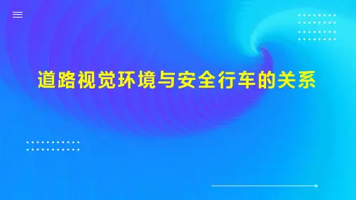 道路视觉环境与安全行车的关系