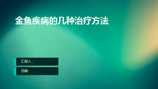 金鱼疾病的几种治疗方法
