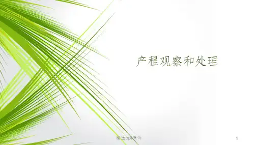 产程观察和处理ppt课件