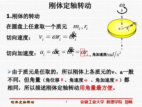 刚体定轴转动