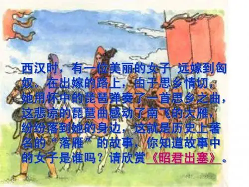 《匈奴的兴起及与汉朝的和战》昭君导入课件