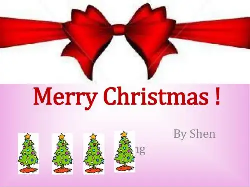 牛津苏教二上《Unit 9 Merry Christmas!》ppt课件