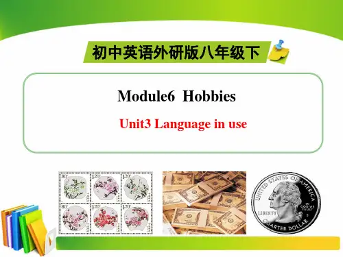 外研版英语八年级下册Module6 Unit3 精品课件