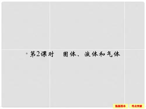 高考物理一轮复习 第2课时 固体、液体和气体课件(选修33)