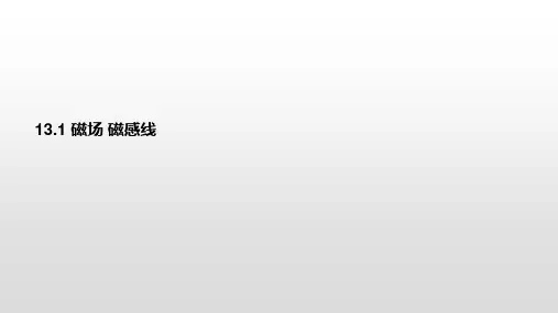 人教版高一物理必修第三册 13.1磁场和磁感线 课件(共28页)