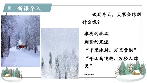 第2课《济南的冬天》 部编版语文七年级上册