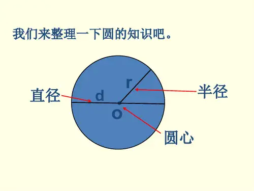 六上数学课件(青岛版)-《圆》