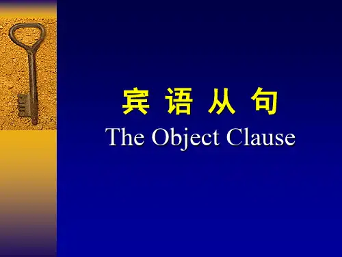 宾语从句详解及练习PPT