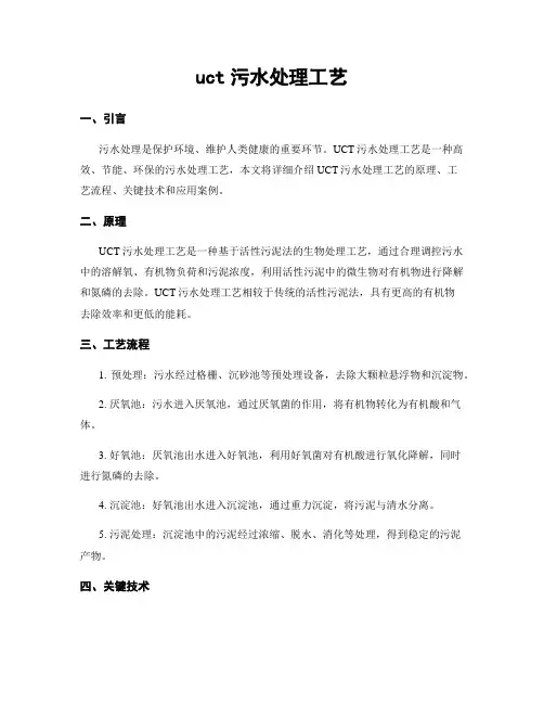 uct污水处理工艺