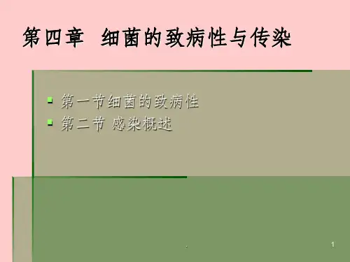 细菌的致病性与感染