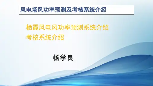 风功率预测系统