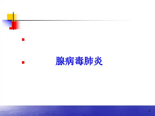 (参考课件)腺病毒肺炎PPT