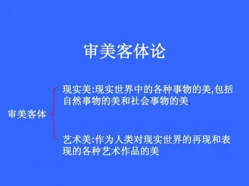 审美客体论之自然美