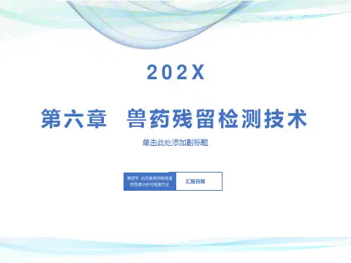兽药残留检测技术抗生素类