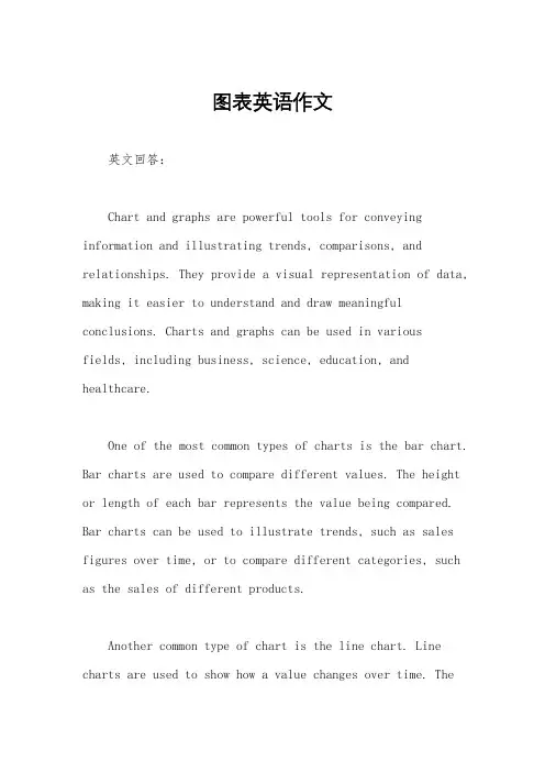 图表英语作文