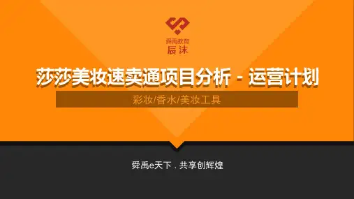 sasa莎莎年度运营全案
