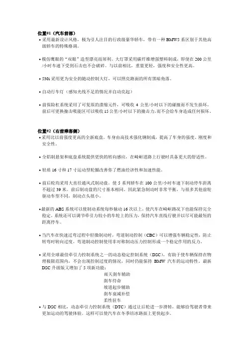BMW_5系_六方位介绍