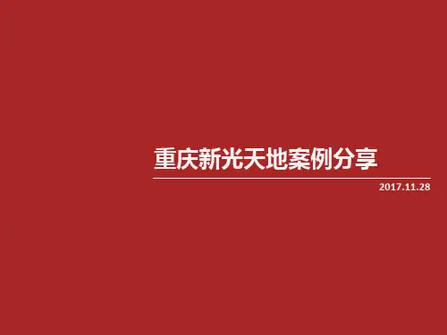(完整ppt)重庆新光天地案例[分享学习]