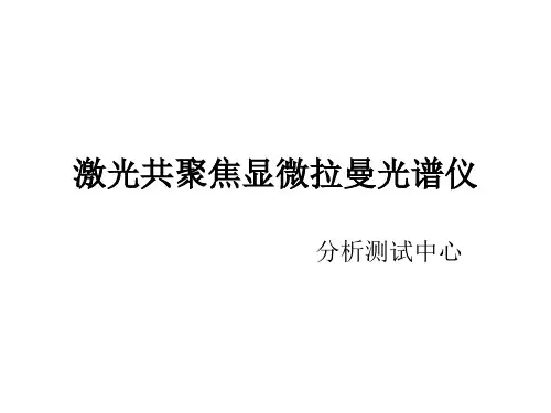 激光共聚焦显微拉曼光谱仪PPT课件